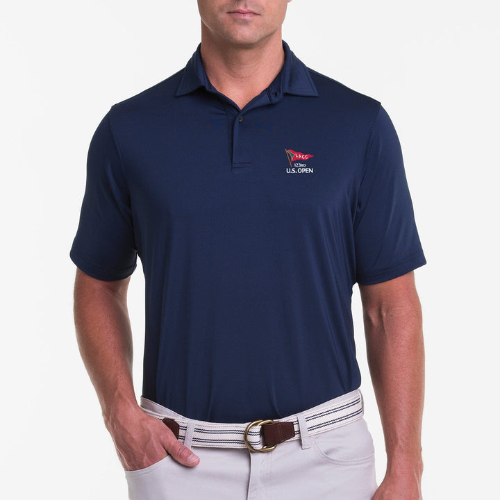 2023 US Open USA Tournament Solid Tech Jersey Polo