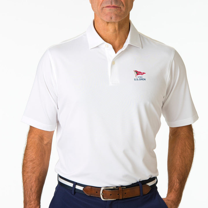 2023 US Open USA Tournament Solid Tech Jersey Polo