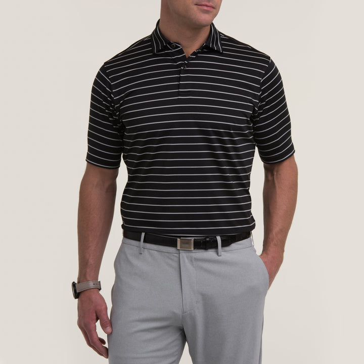 Faxon Stripe Jersey Polo