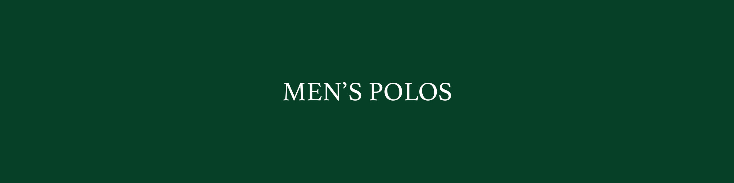 Men's Polos