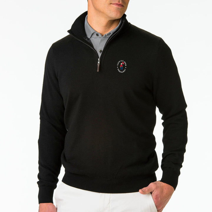 2024 US Open Men's Baruffa Merino Quarter Zip Windsweater