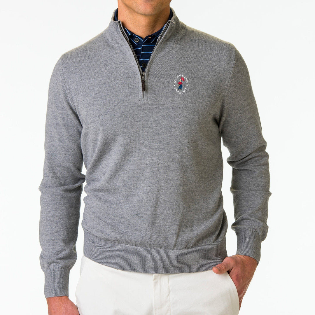 2024 US Open Men's Baruffa Merino Quarter Zip Windsweater