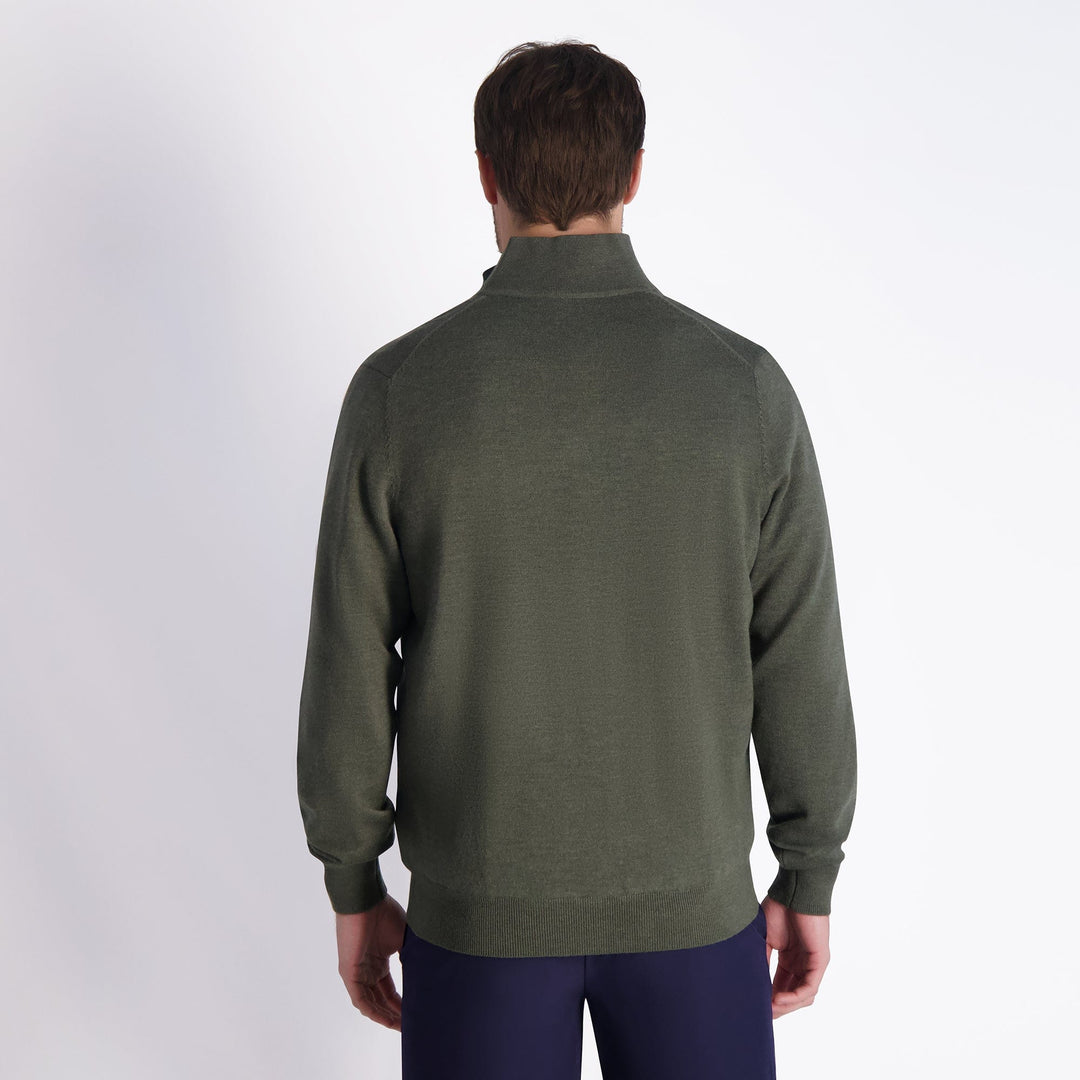 Baruffa Merino Quarter Zip Windsweater