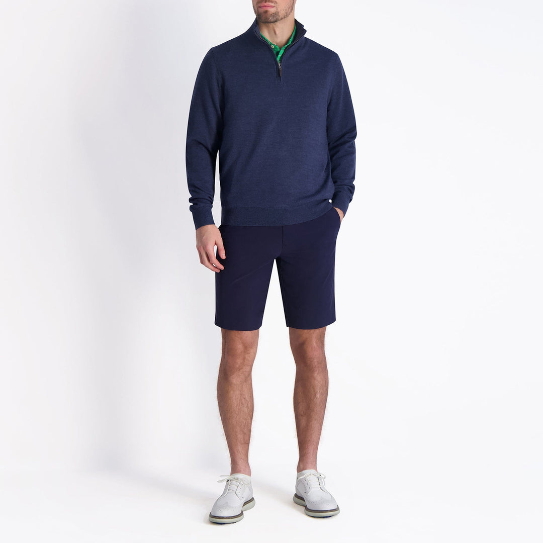 Baruffa Merino Quarter Zip Windsweater