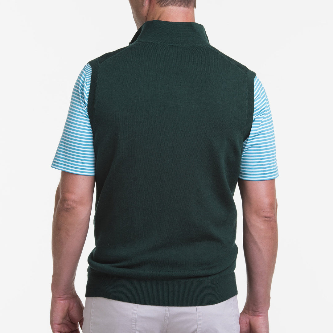 Baruffa Merino Quarter Zip Windvest-Sale