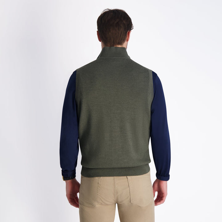 Baruffa Merino Quarter Zip Windvest