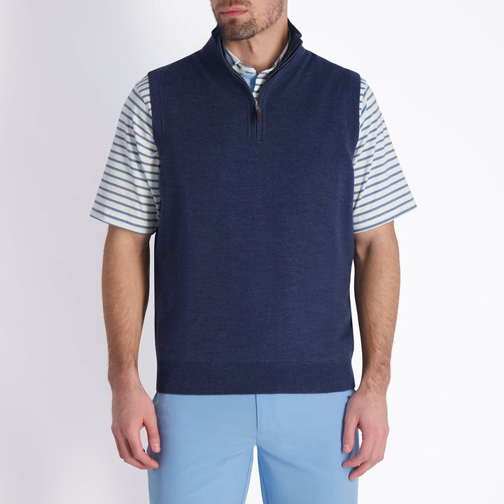 Baruffa Merino Quarter Zip Windvest