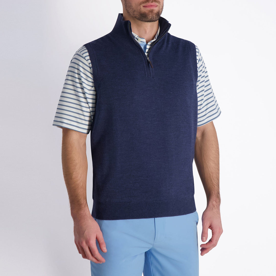 Baruffa Merino Quarter Zip Windvest