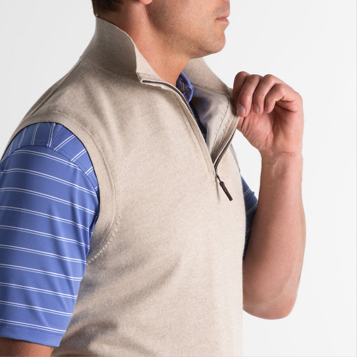 Baruffa Merino Quarter Zip Windvest- Sale