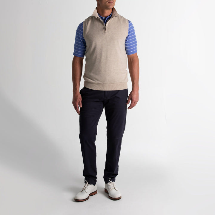 Baruffa Merino Quarter Zip Windvest- Sale