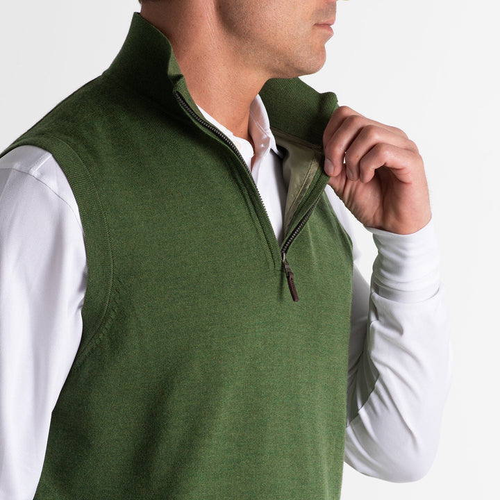 Baruffa Merino Quarter Zip Windvest- Sale