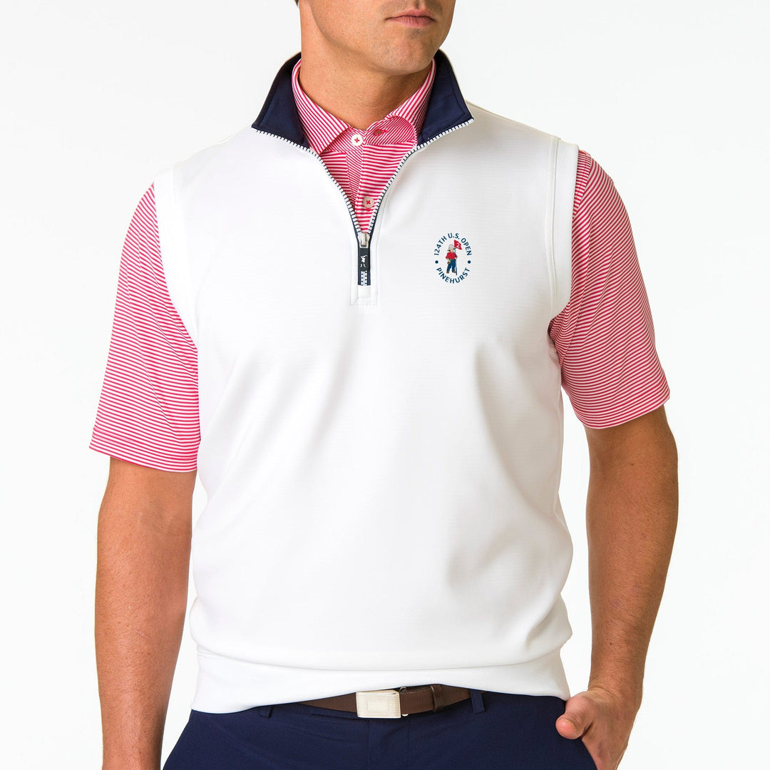 2024 US Open Caves Solid Quarter Zip Vest