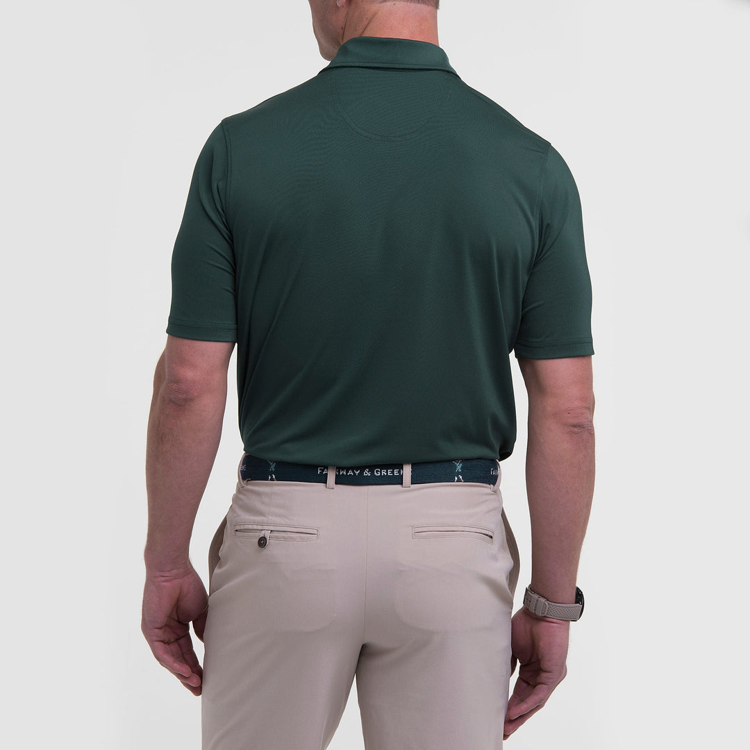 USA Tournament Solid Tech Jersey Polo-Sale