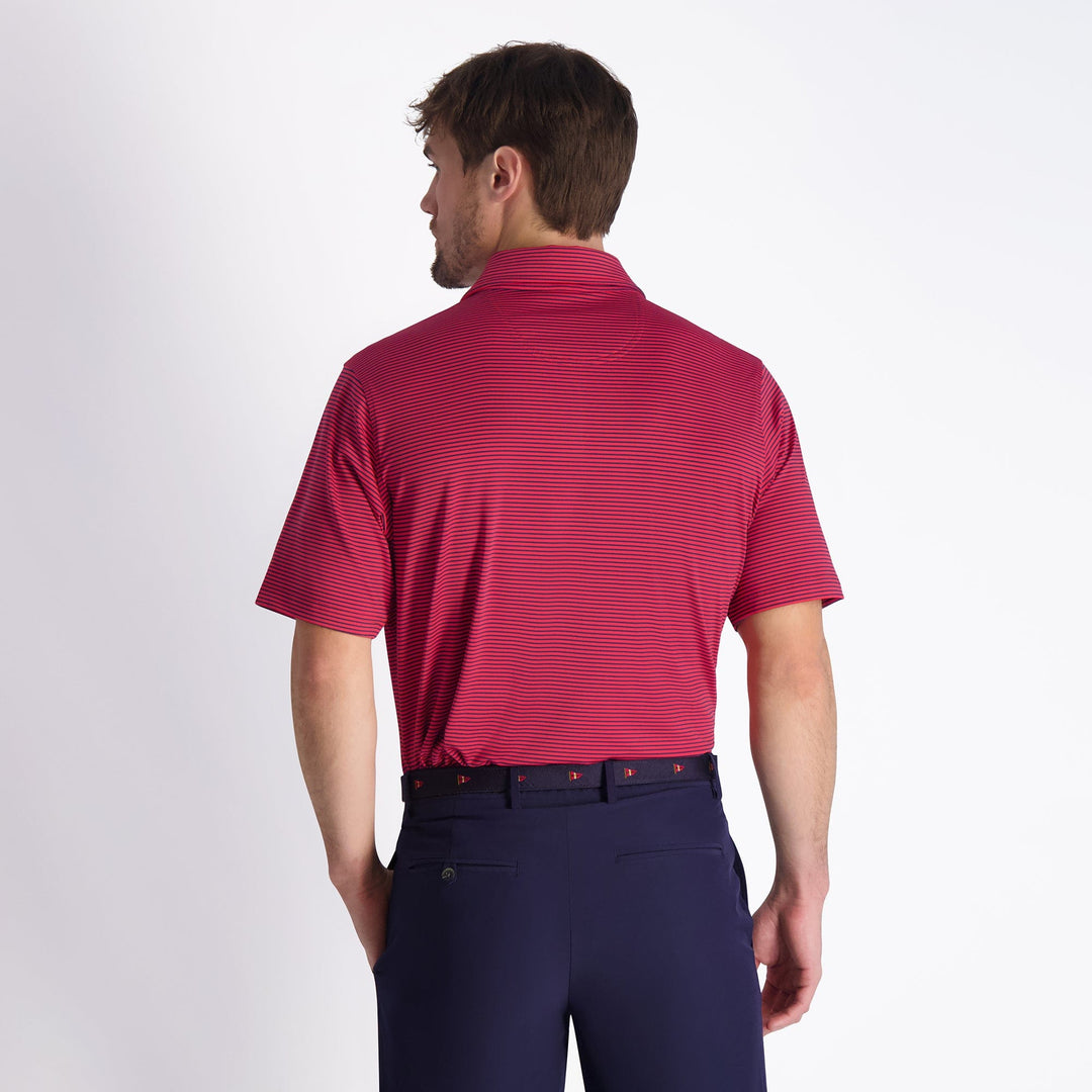 Owens Stripe Tech Polo