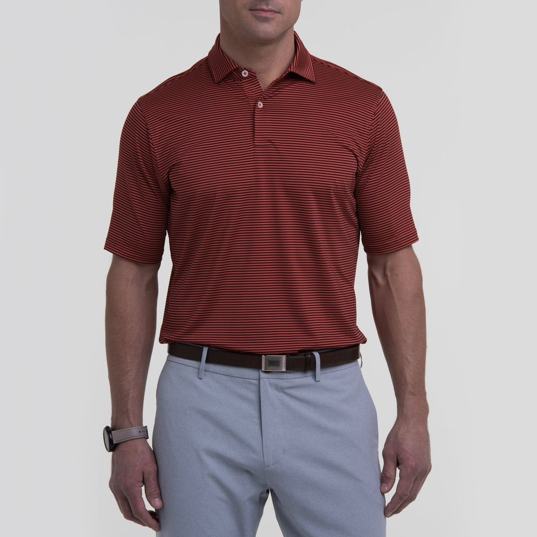 Owens Stripe Tech Polo-Sale