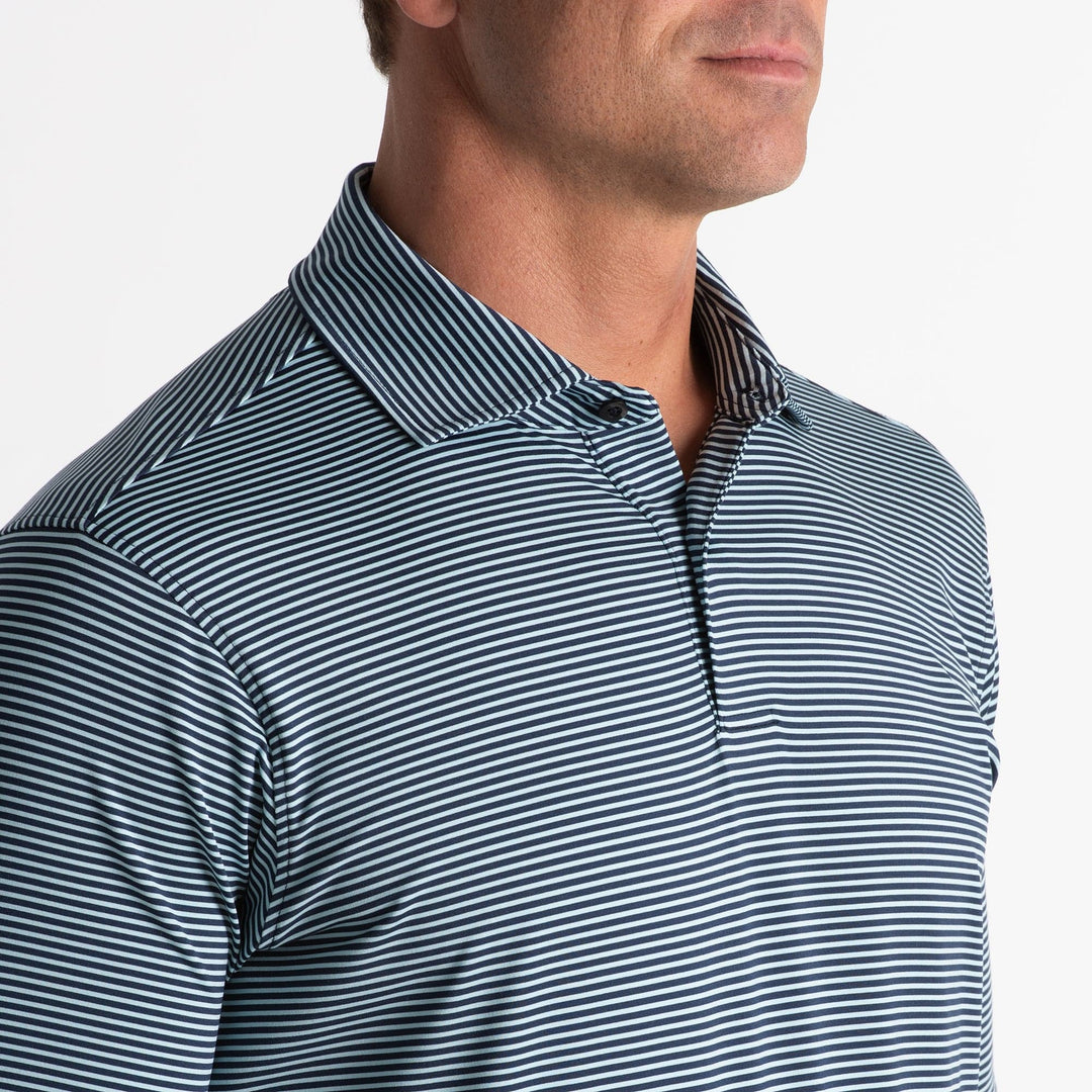 Owens Stripe Tech Polo