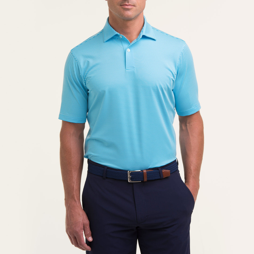 Owens Stripe Tech Polo-Sale