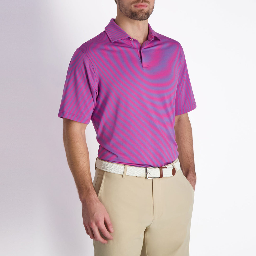 Owens Stripe Tech Polo