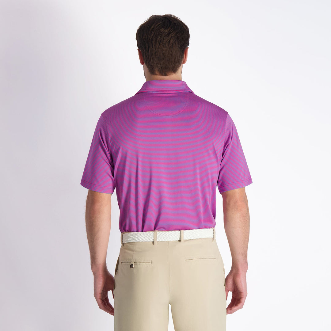 Owens Stripe Tech Polo