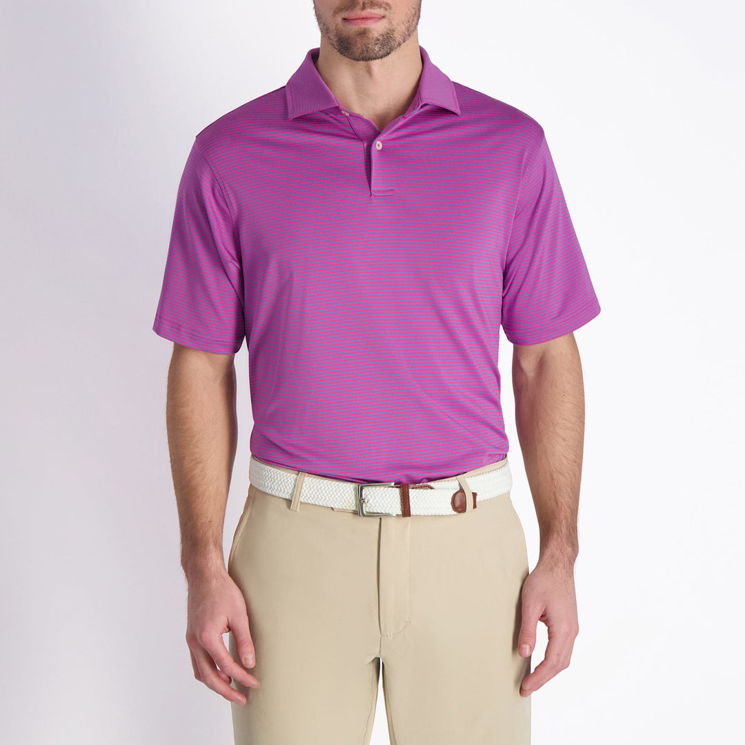 Owens Stripe Tech Polo