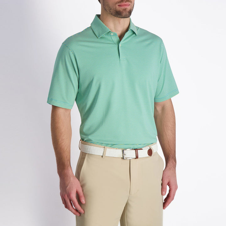 Owens Stripe Tech Polo