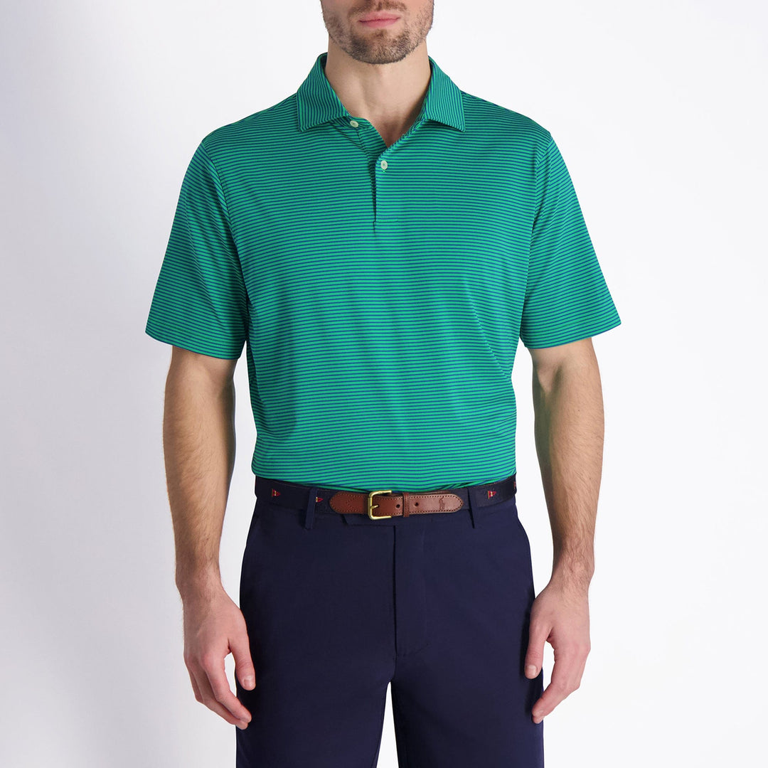 Owens Stripe Tech Polo