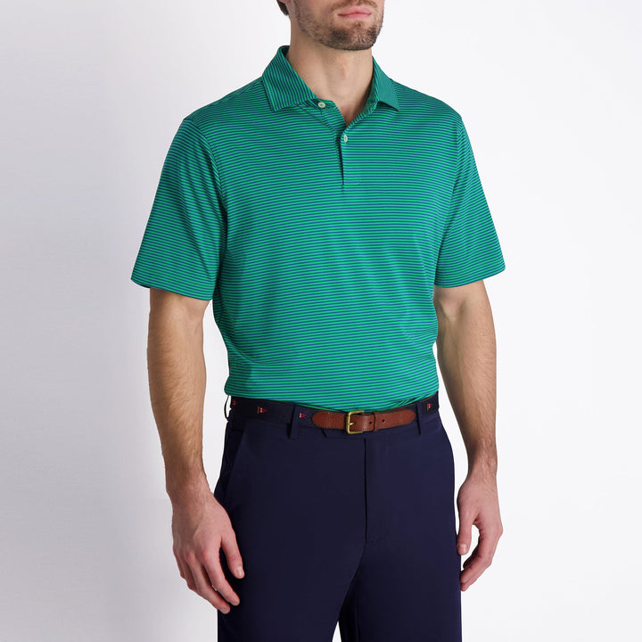 Owens Stripe Tech Polo