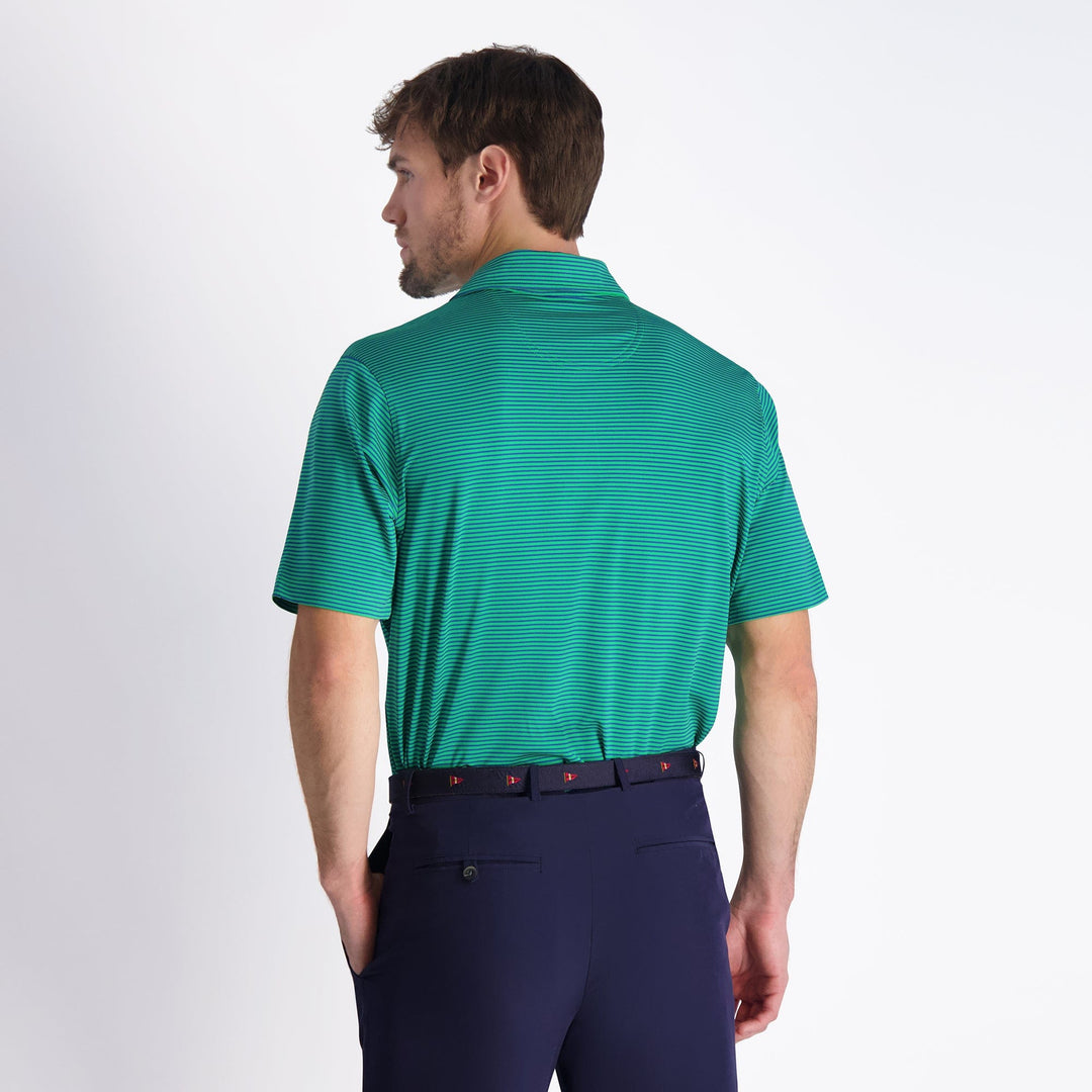 Owens Stripe Tech Polo