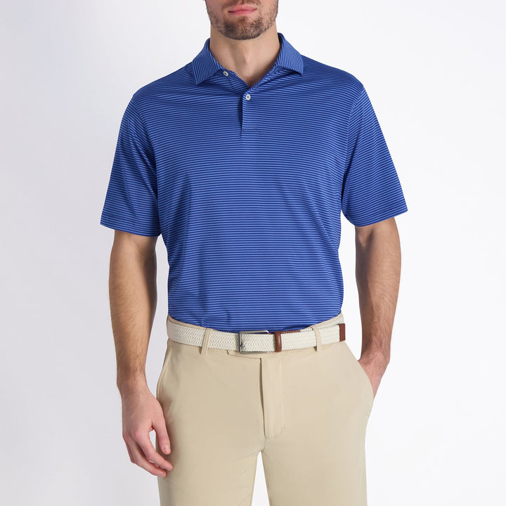 Owens Stripe Tech Polo