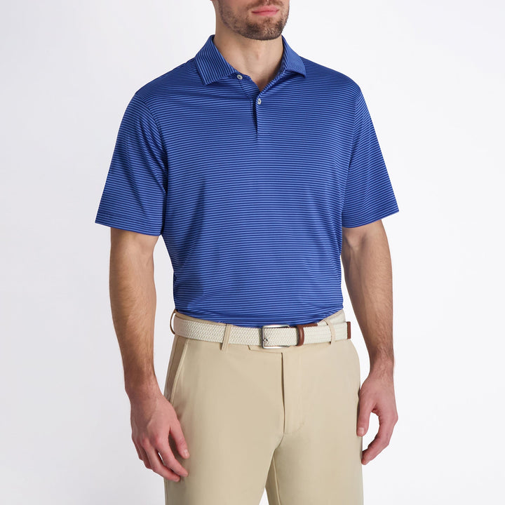 Owens Stripe Tech Polo