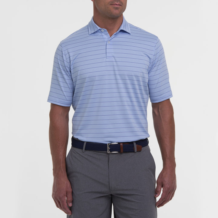 Faxon Stripe Jersey Polo