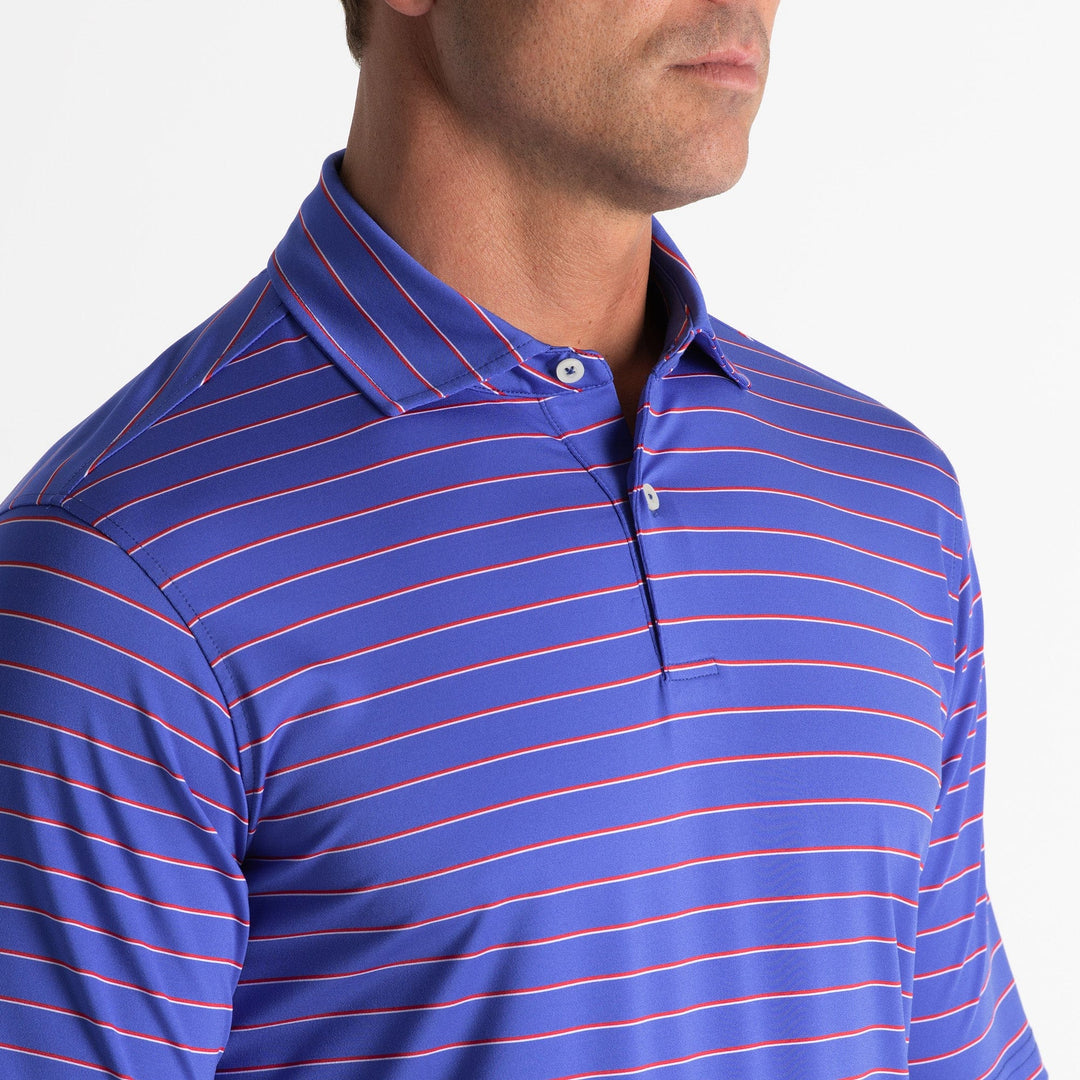 Faxon Stripe Jersey Polo