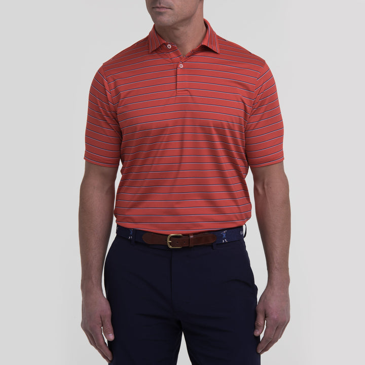 Faxon Stripe Jersey Polo-Sale