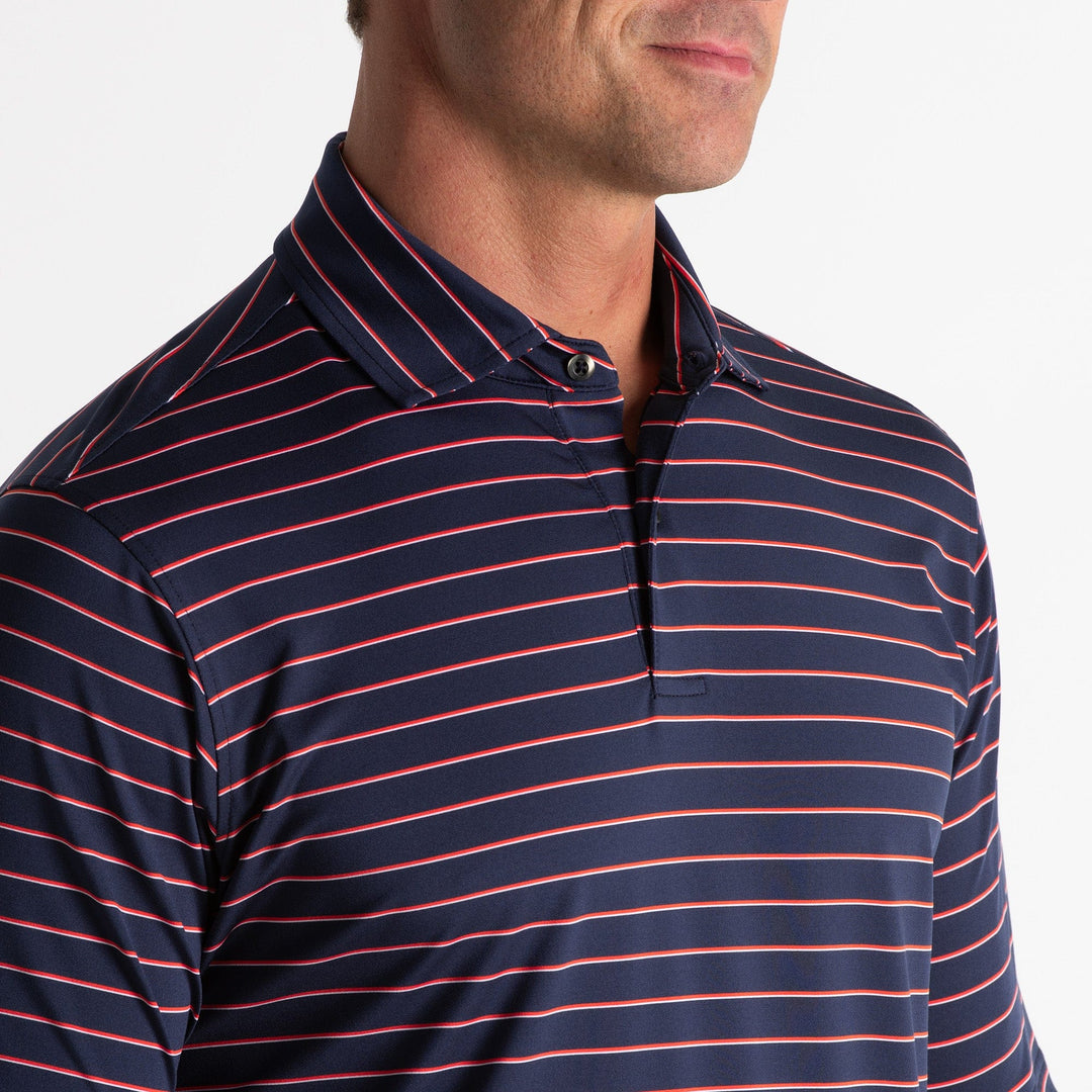 Faxon Stripe Jersey Polo-Sale