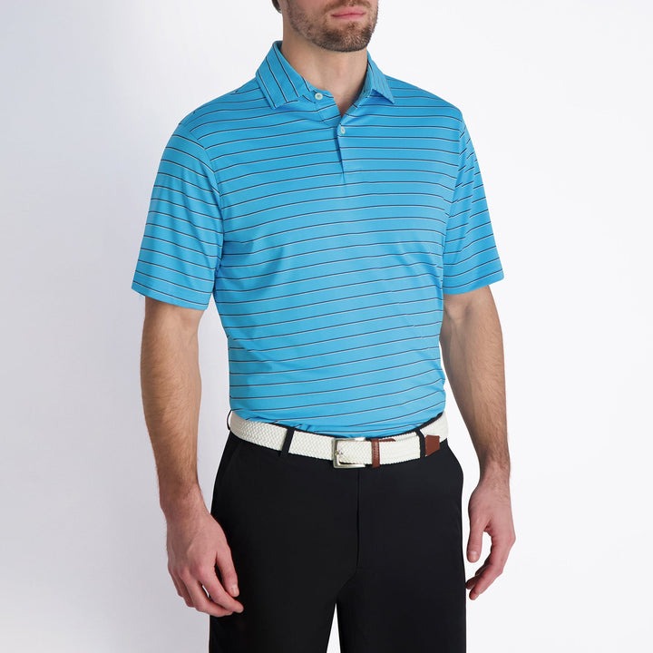 Faxon Stripe Jersey Polo