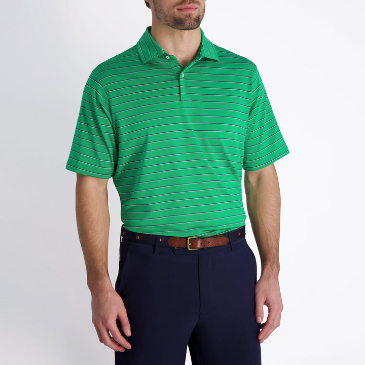 Faxon Stripe Jersey Polo