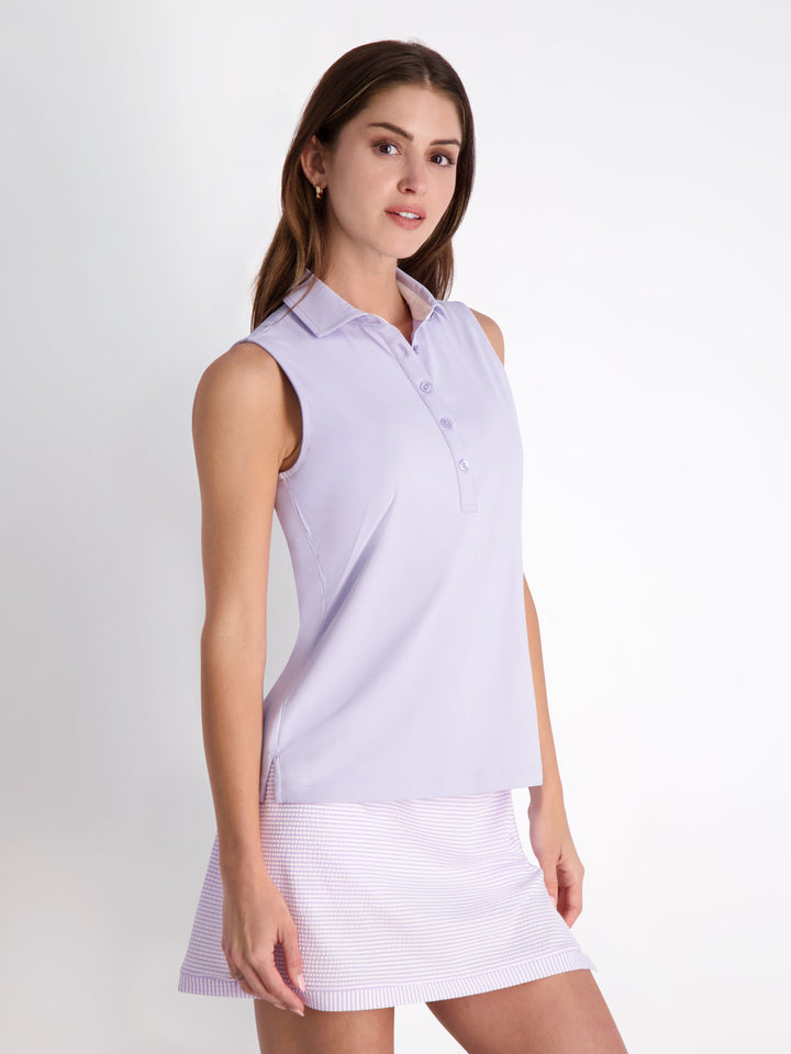 SLEEVELESS CHARLOTTE JERSEY POLO-SALE