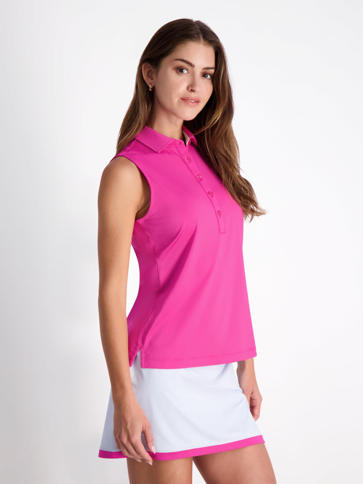 SLEEVELESS CHARLOTTE JERSEY POLO