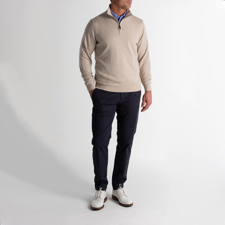 Baruffa Merino Quarter Zip Windsweater-Sale