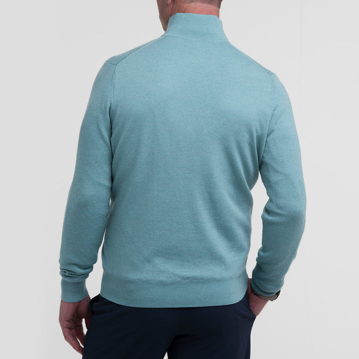 Baruffa Merino Quarter Zip Windsweater