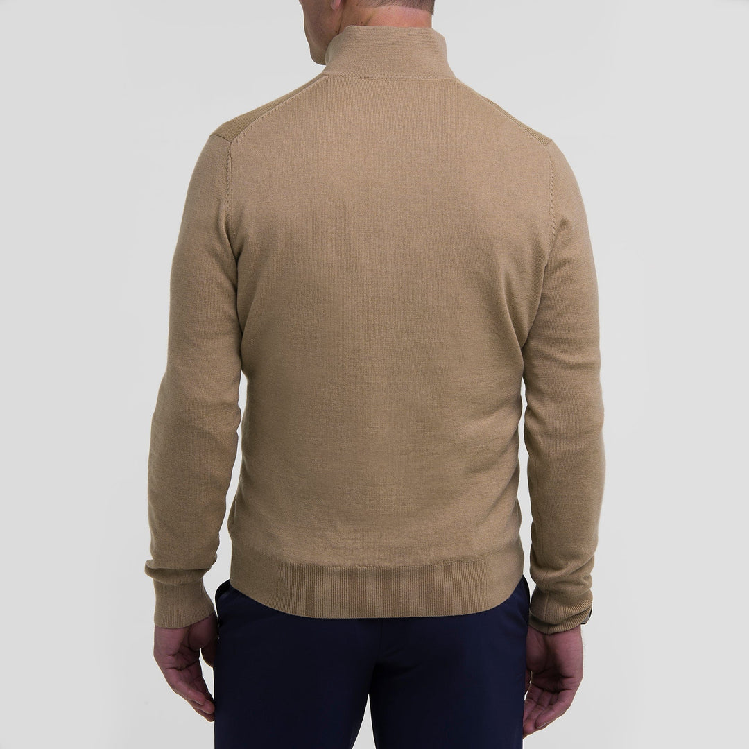 Baruffa Merino Quarter Zip Windsweater