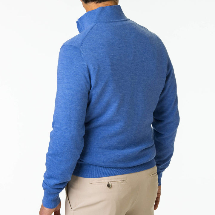 Baruffa Merino Quarter Zip Windsweater