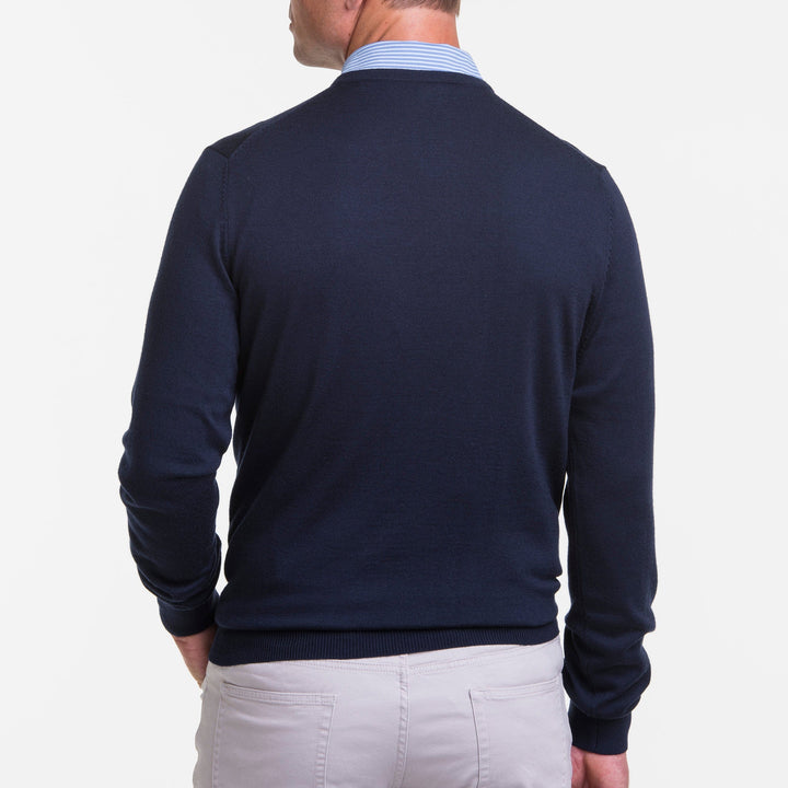 Baruffa Merino Classic V-neck Sweater