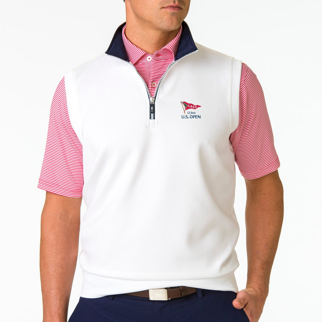 2023 US Open Caves Solid Quarter Zip Vest