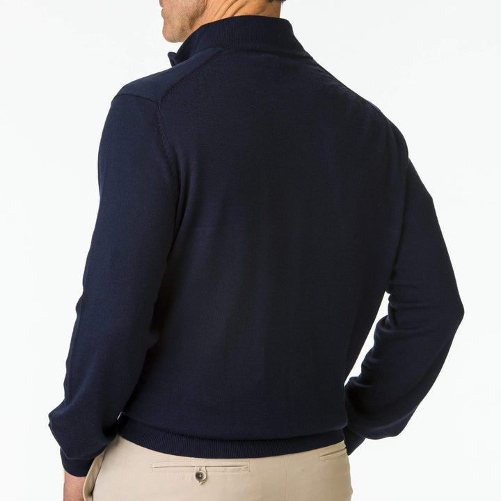 Baruffa Merino Quarter Zip Sweater