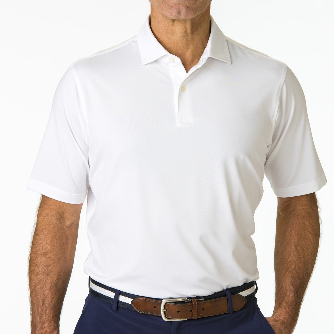 USA Tournament Solid Tech Jersey Polo - Fairway & Greene