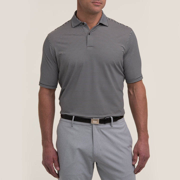 Owens Stripe Tech Polo