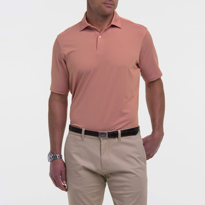 Owens Stripe Tech Polo