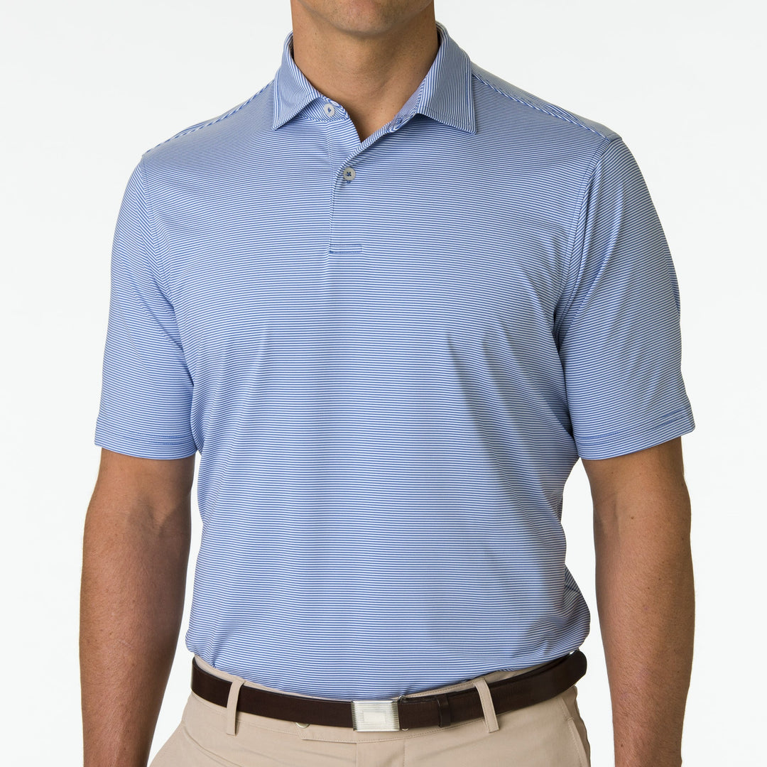 USA Mini Stripe Jersey Polo - Fairway & Greene