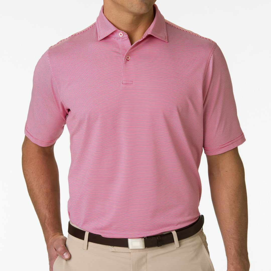 USA Mini Stripe Jersey Polo - Fairway & Greene